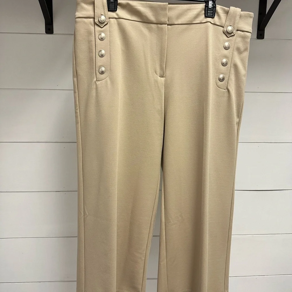 Chico's Beige Wide Leg Pants - Picture 3 of 4